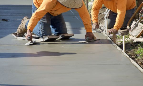 Concrete Finishing in Evans