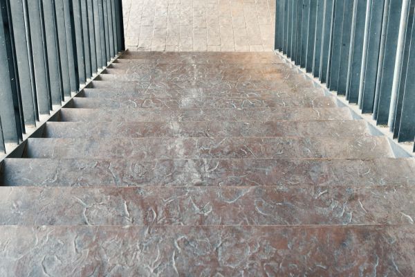 Cost of Concrete Stair Stamping in Evans