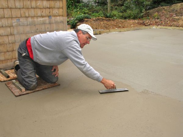 Concrete Slab Finishing in Evans