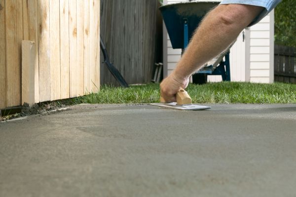 Concrete Patio Finishing in Evans